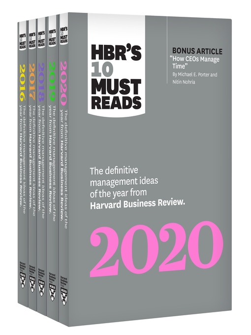 Title details for 5 Years of Must Reads from HBR by Harvard Business Review - Available